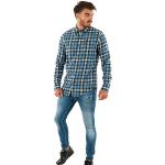 Superdry L/S Cotton Lumberjack Shirt, Burghley Check Blue, S Homme