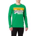 T-shirts Superdry verts en jersey à manches longues à manches longues Taille M look fashion pour homme 