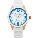 Montres Superdry blanches look fashion pour femme 