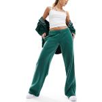 Pantalons taille élastique Superdry verts Taille L look vintage pour femme 