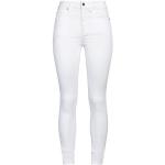 Pantalons taille haute Superdry blancs en coton W26 L32 pour femme 