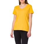 Superdry Pocket V Neck Tee T-Shirt, Pigment Jaune, S Femme