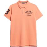 Polos Superdry orange corail Taille 3 XL look casual pour homme 