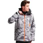 Vestes de ski Superdry grises camouflage à motif tigres Taille XXL pour homme 