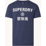 T-shirts à imprimés Superdry bleus à logo Taille XL look fashion pour homme 