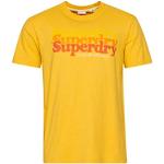 T-shirts Superdry jaunes à manches courtes à manches courtes Taille XS look fashion pour homme 