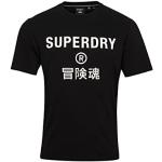 T-shirts Superdry noirs à manches courtes à manches courtes à col rond Taille M look casual pour homme 