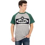 T-shirts Superdry gris à logo à manches courtes lavable en machine à manches courtes Taille S look sportif pour homme 