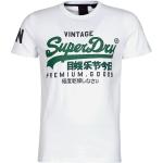T-shirts Superdry blancs Taille XS pour homme en promo 