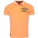 Polos Superdry GT orange en coton Taille L pour homme 