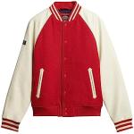 Blousons bombers Superdry rouges Taille 3 XL look casual pour homme 