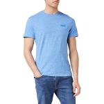 Superdry Vintage Logo EMB Tee T-Shirt, Fresh Blue Grit, XS Homme
