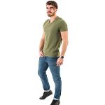 T-shirts Superdry verts à manches courtes à manches courtes Taille L look fashion pour homme 