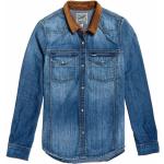 SUPERDRY Western Denim Cord Shirt W /authentic mid XL Sportswear bleu