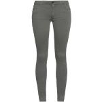 Pantalons taille basse Superfine gris en coton Taille 3 XL pour femme 