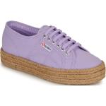 Baskets basses Superga violettes Pointure 41 look casual pour femme en promo 