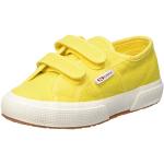Baskets Superga jaunes en toile en toile Pointure 34 look fashion pour enfant 