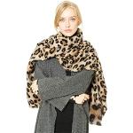 Foulards léopard d'automne à effet léopard look fashion pour femme 
