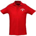 Polos de rugby rouges Taille L look fashion 