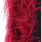 Écharpes longues rouge bordeaux Taille XXL look fashion pour femme 