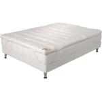 Surmatelas Simmons blancs en polyester made in France 160x200 cm 