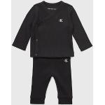 Leggings de sport Calvin Klein noirs bio éco-responsable de créateur Taille 2 ans pour bébé de la boutique en ligne Calvinklein.fr 