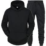 Joggings Sarouel d'automne noirs imperméables Taille 3 XL plus size look fashion pour homme 