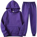 Shorts de basketball d'automne violets en jersey One Piece Taille XL plus size look casual pour homme 