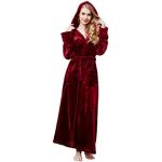 Pyjamas combinaisons rouges à carreaux en velours à motif lapins Taille L plus size look sexy pour femme 