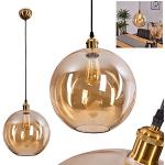 Lampes extérieures Hofstein ampoules E27 dorées en métal smart home rétro 