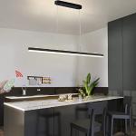 Plafonniers à LED noirs en aluminium modernes 