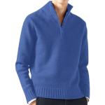 Pull Homme Hiver - Pull d'hiver Chaleur Classique Men's Sweater Maille Fine  à Manches Longues Surdimensionné Laine Jacket Confortable et stylé Travail