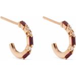 Boucles d'oreilles Suzanne Kalan roses en or rose à motif animaux en or blanc 18 carats pour femme 