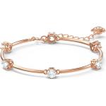 Bracelets de créateur Swarovski roses en or rose en or rose pour femme 