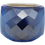 Bagues de créateur Swarovski bleues en cristal en acier seconde main 55 pour femme en promo 