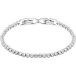 Bracelets de créateur Swarovski blancs en rhodium pour femme 
