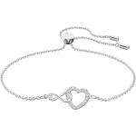 Bracelets de créateur Swarovski blancs en rhodium pour femme en promo 