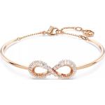 Bracelets de créateur Swarovski dorés en or rose pour femme 