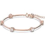 Bracelets en jonc de créateur Swarovski dorés en or rose classiques pour femme en promo 