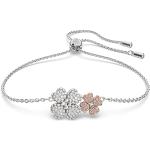 Bracelets de créateur Swarovski roses en métal look fashion pour femme en promo 