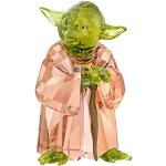 Bijoux de créateur Swarovski marron en métal Star Wars Maître Yoda pour enfant en promo 