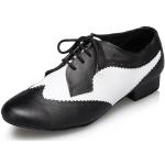 Chaussures de tango blanches légères à lacets Pointure 43 look fashion pour homme 