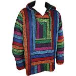 Sweats Siesta multicolores à capuche Taille XL style ethnique pour homme 