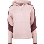Vêtements de sport Puma Evostripe roses à capuche look fashion pour femme 