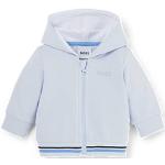 Sweats à capuche HUGO BOSS BOSS bleues claires à logo en coton de créateur look sportif pour garçon de la boutique en ligne Hugoboss.fr avec livraison gratuite 