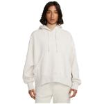 Sweats Nike Sportswear blancs en coton à capuche Taille XL look sportif pour femme en promo 