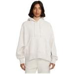 Sweats Nike Sportswear blancs en coton à capuche Taille M look sportif pour femme en promo 