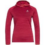 Vêtements de sport Odlo Warm rouges à capuche Taille S pour femme en promo 