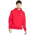 Sweats Nike Sportswear rouges en polaire à capuche Taille XL look sportif pour homme en promo 