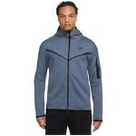 Sweats Nike Sportswear Tech Fleece bleus en coton à capuche Taille XL look sportif pour homme en promo 